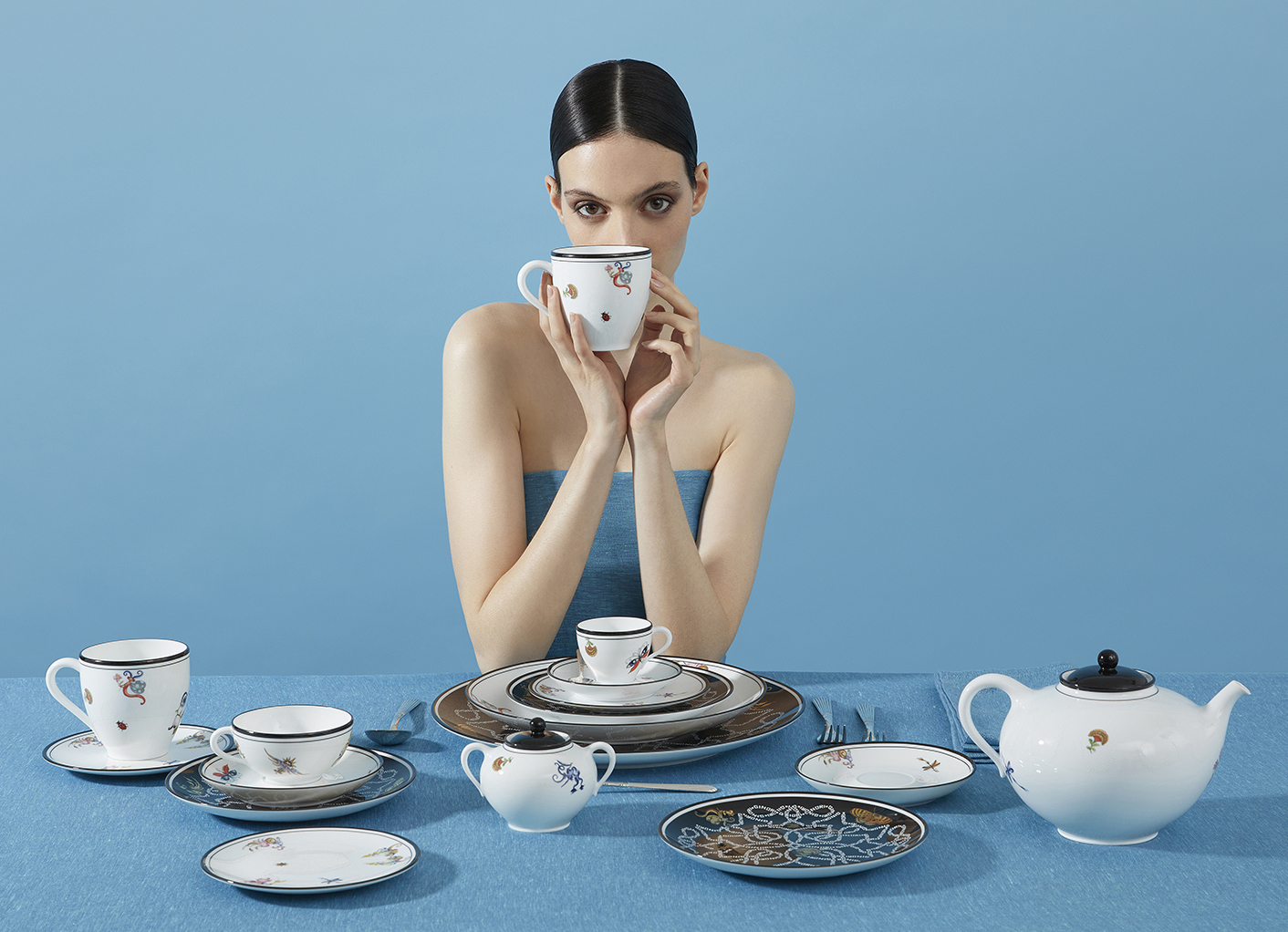 Espresso cups & saucers Arcadia GINORI 1735